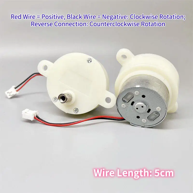 1/3Pcs DC 3V 3.7V 5V 7RPM Slow Speed Mini 300 Gear Motor Micro 32MM Gearbox Gear Reduction Motor For DIY Stage Lights Toy Model