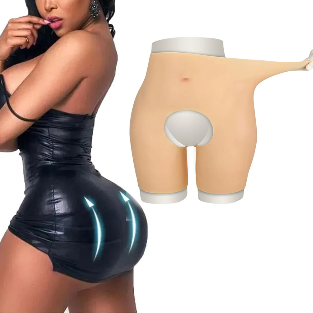 

Sexy Women Fake Silicone Buttocks Pants Artificial Butt Lifter Padded Control Panties Hip Enhancer Underwear Shapewear Fake Ass