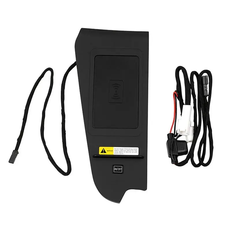 Suporte de Telefone Sem Fio para Console Central A03Q com Placa de Carregamento para Toyota Voxy/Noah Série 90 2022