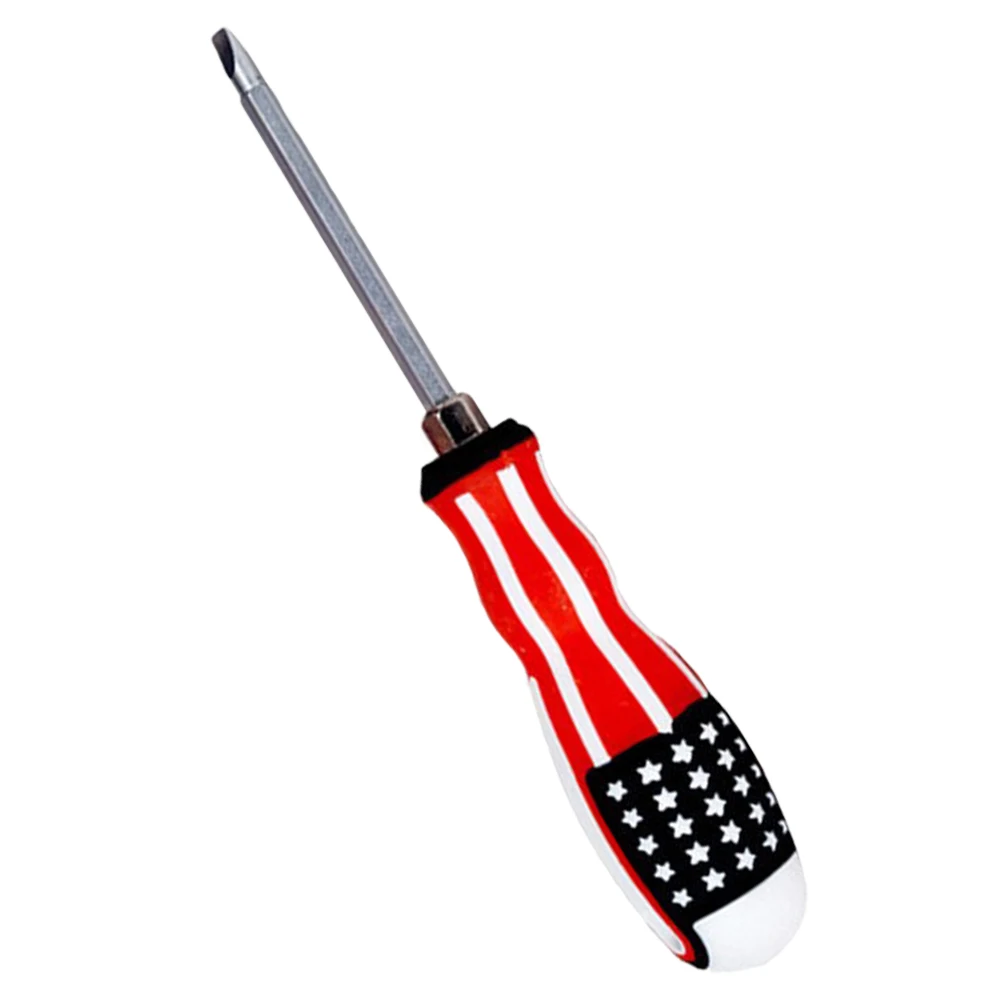 

Sturdy Magnetic Screwdriver Flat Cross Practical Home Office Repair Tool