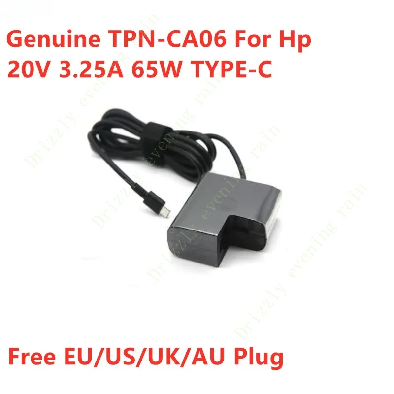 Genuine TPN-CA06 20V 3.25a 65W TPN-AA03 AC adapter for HP EliteBook 1040 G4 Spectre x360 860209-850 laptop power supply charger