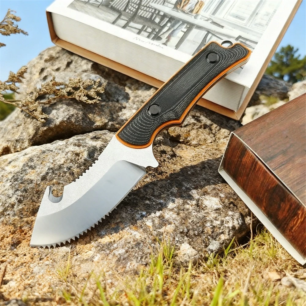 

Тактический охотничий нож BM 15018, лезвие с обратным крючком, 8CR13MOV, стальное лезвие, двухцветная ручка G10, инструмент для кемпинга и повседневного переноски