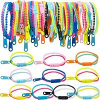 10pcs Zipper Bracelets Fidget Toys Funny Stress Relief Sensory Toys Friendship Bracelets for Boys Girls Party Favors Kids Gifts