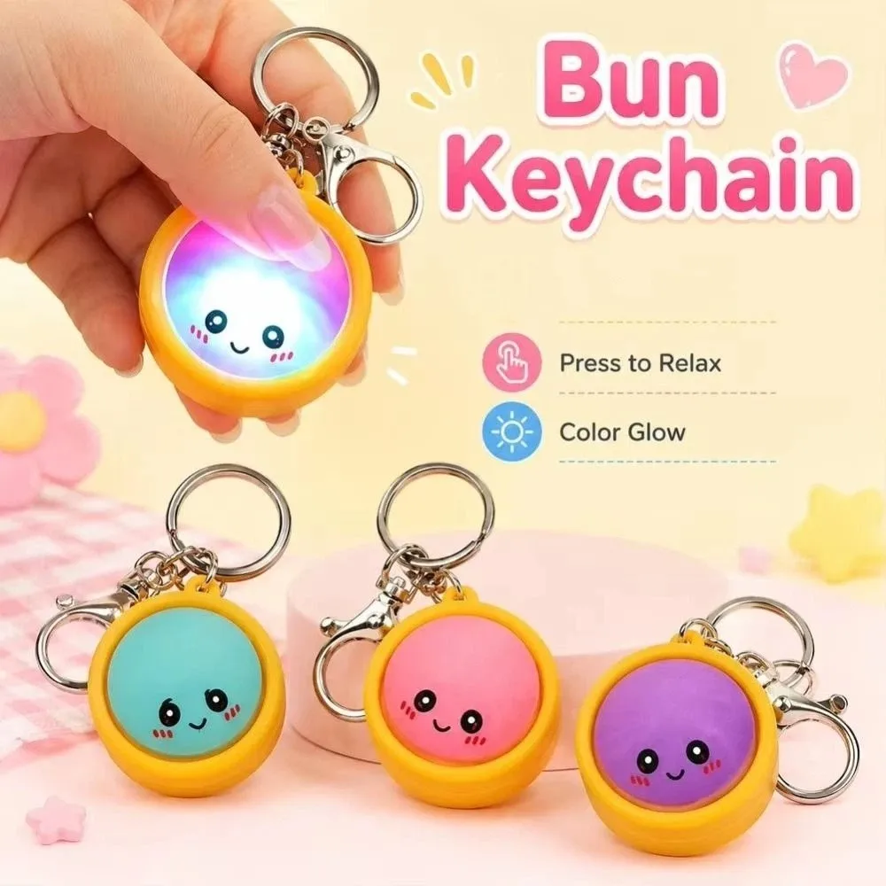 Simulation ith Steamer Mini Dumplings Squishy Cute Pinch Squeezable Sensory Crystal Fidget Keyboard Fidget Party Favors