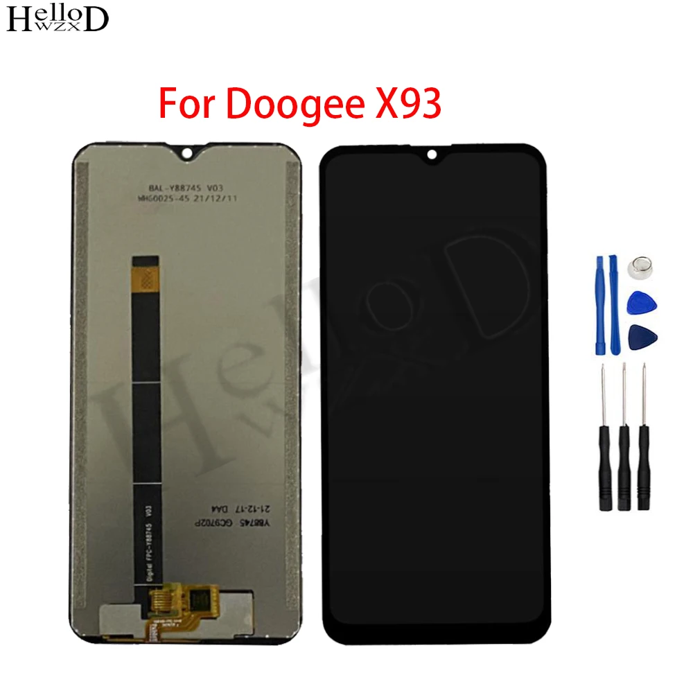 

100% Tested Working LCD Display For Doogee X93 LCD Display Touch Screen Digitizer Sensor Assembly Parts +free Tools