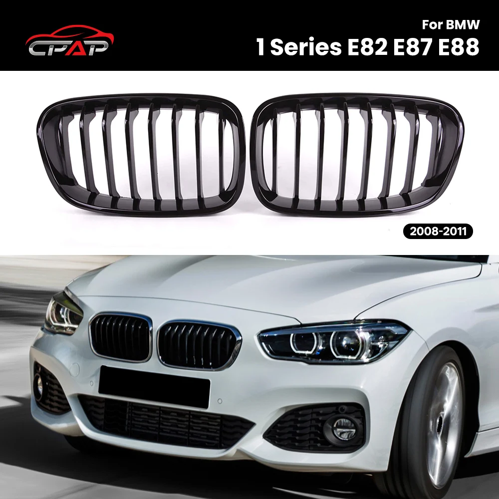 

Front Grilles For BMW For BMW 1 Series F20 Pre-LCI 2012-2014 Single Slat Bumper Kidney Hood Grille
