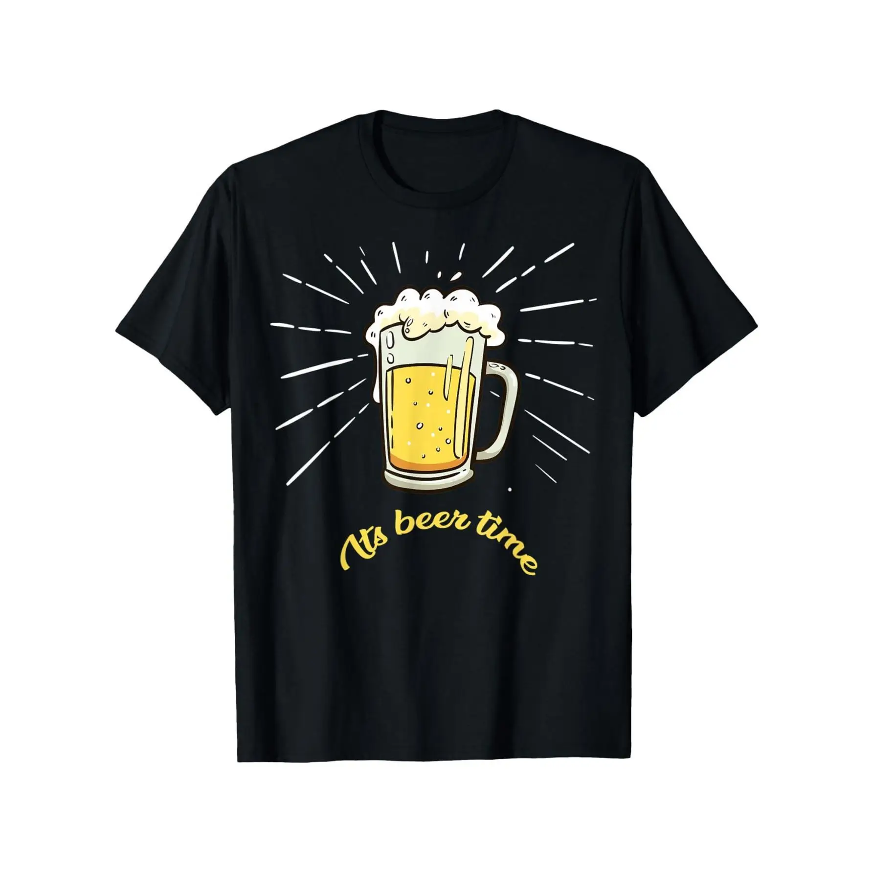

Funny Beer Time T-shirt, Beer Lover Graphic Tee, Pub Drinking Shirt, Summer Party Top, Craft Beer T-shirt, Men's Casual Outfit