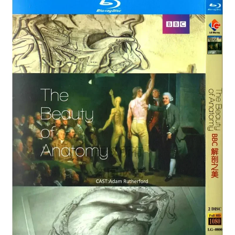 BBC Popular Science Documentary The Beauty of Anatomy BD High Definition Blu Ray 2 Disc