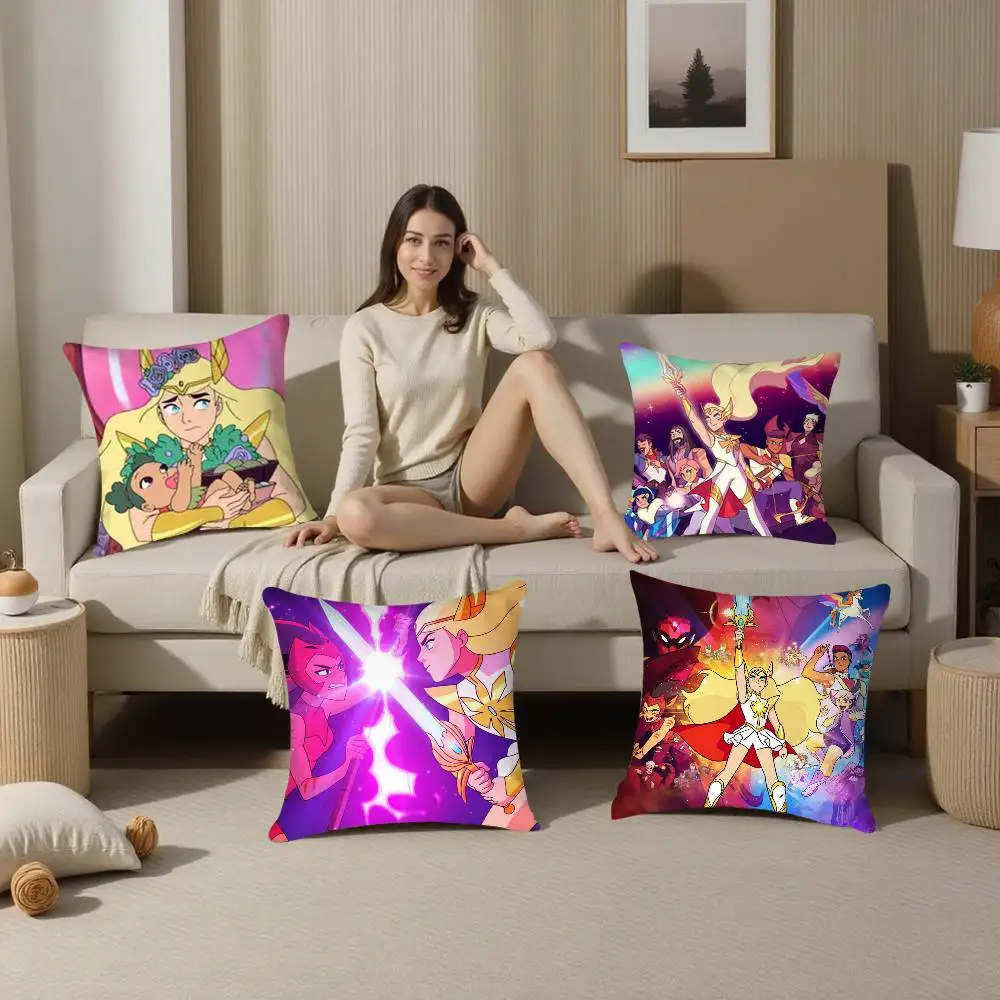 She Ra and The Princesses of Power Pillow Case Plush Fabric Soft  Pillowcase Double Sided Print Cushion Cover Household Gifts