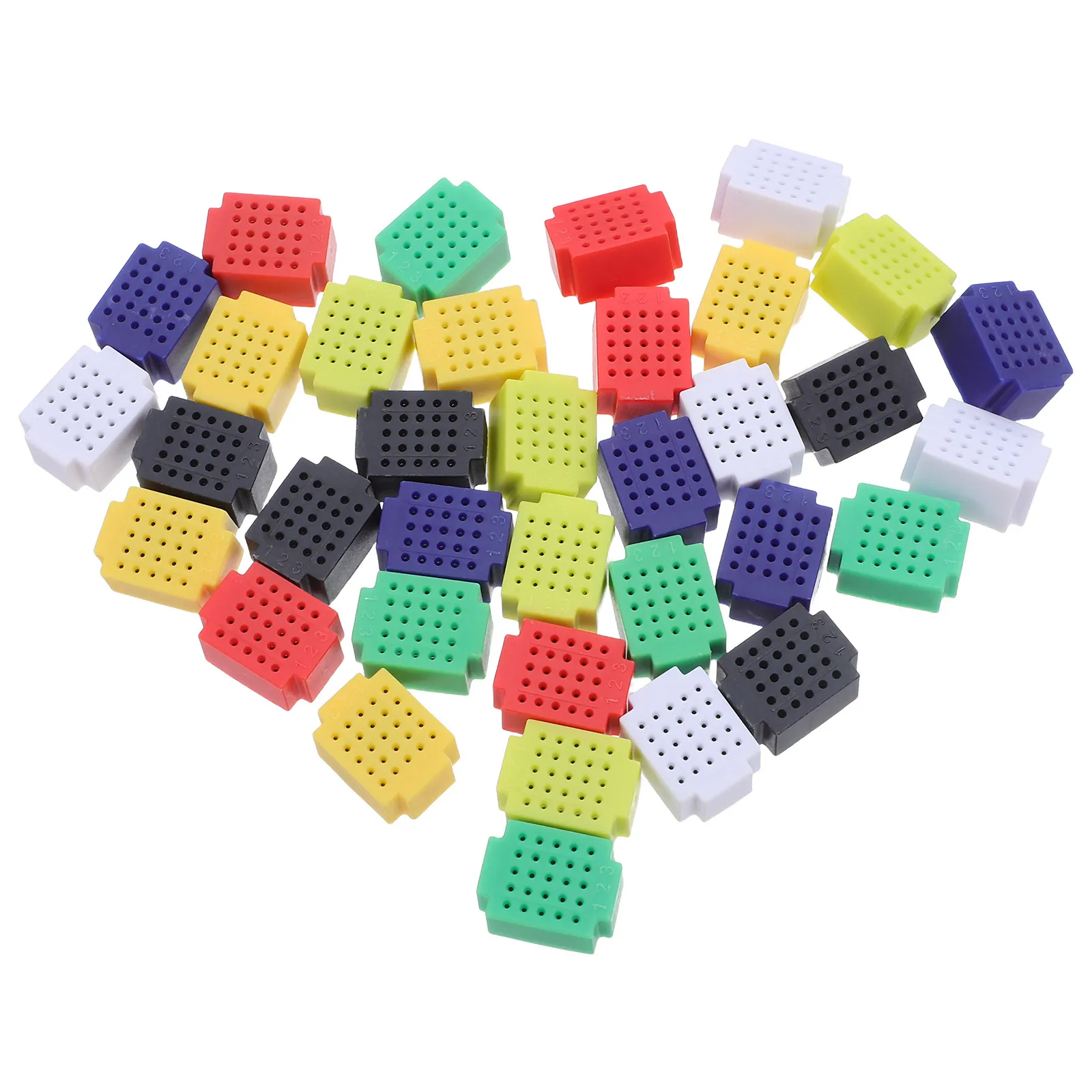 

35Pcs Circuit Breadboard Mini Universal Pcb Bread Board No Soldering DIY Electronic Projects Coding Soldering Practice Kit