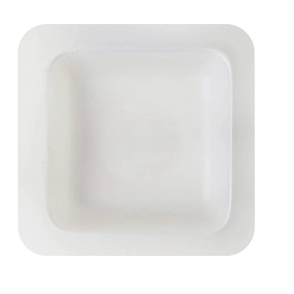 125Pcs 100Ml Weighing Boats Measuring & Mixing Powders & Liquids for Easy Pour Design Disposable Plastic Square Lab Dish