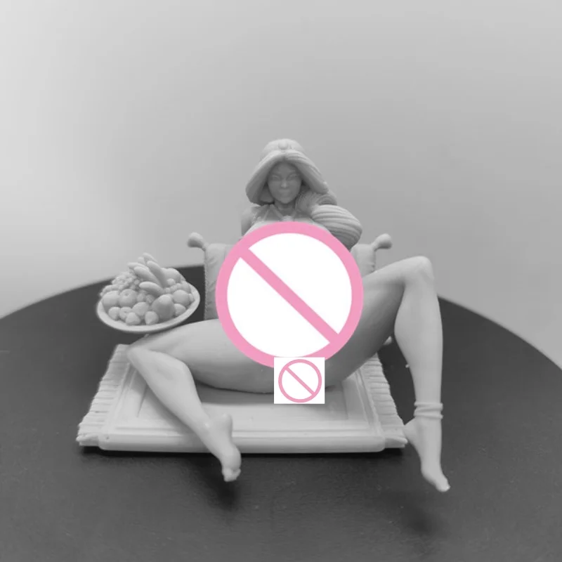 Arabische Meisjes Diy Hars Figuur 1/24 Schaal Gebouw Model Kit Ongemonteerd Diorama Ongeverfd Beeldjes Hobby Speelgoed Gratis Verzending