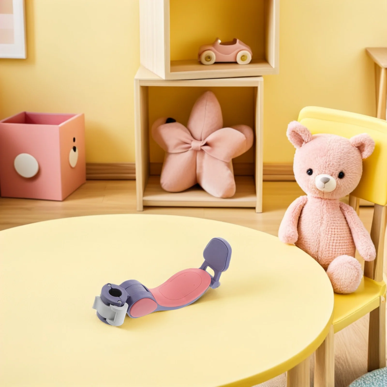 مقعد سكوتر قابل للتعديل وقابل للطي، مرفق سرج بلاستيكي سميك للأطفال، وسادة مقعد سكوتر للأطفال الصغار، ملحقات ركوب الخيل