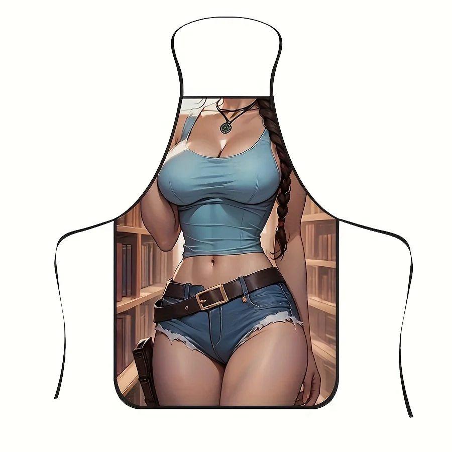 Waterproof Polyester Kitchen Apron Shorts, Fun Gag Gift