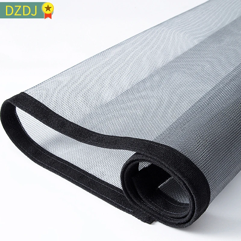 มุ้งกันยุงแบบมีกาวในตัวสําหรับหน้าต่าง, มุ้งกันยุง, ผ้าทูล, ตาข่ายล้างทําความสะอาดได้ในฤดูร้อน, ขนาดปรับแต่งได้