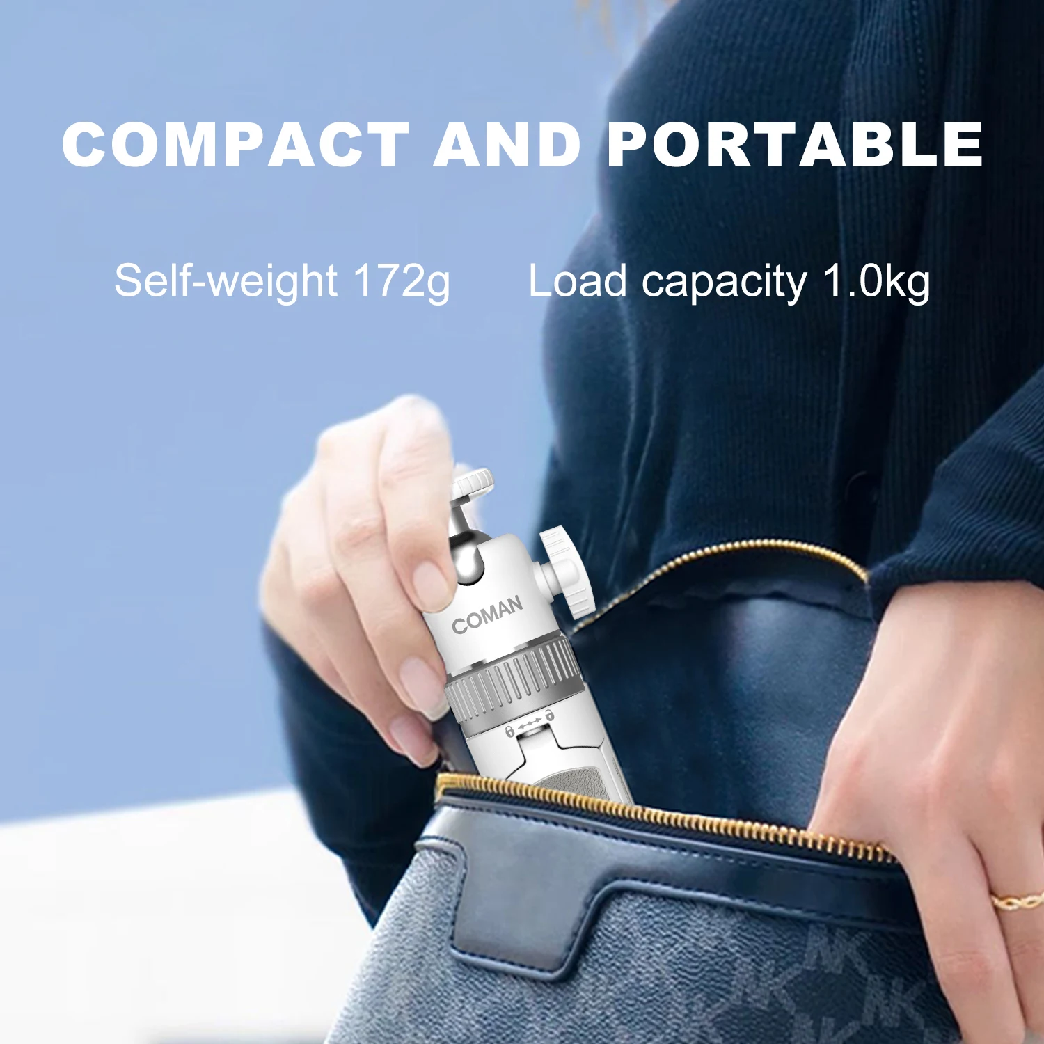 MT30Pro Tragbare Telefon Halter Stativ Professionelle Fotografie Selfie Stick Stativ