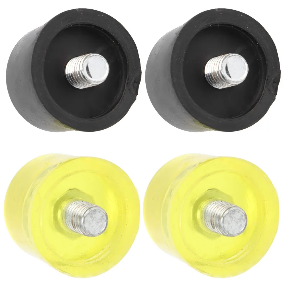 4PCS Replacement Flexible Rubber Striking Head Replaceable Hammer Replacement Tips Mallet Replacement Heads Mallet Hammer