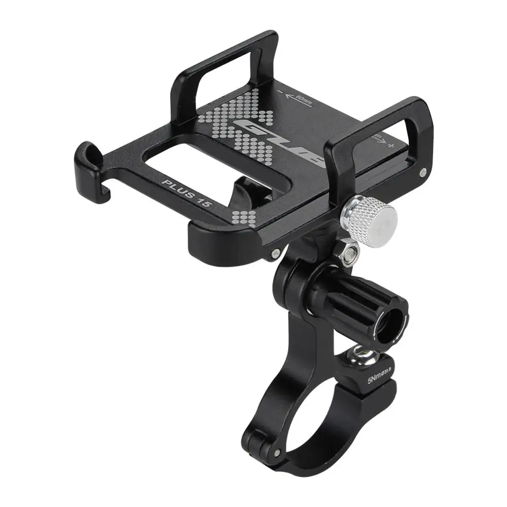 GUB Plus15 Aluminum Alloy Bicycle Phone Holder MTB Handlebar Stand Mount For Electric Bike Motorcycle Scooter Mountain Road Bike