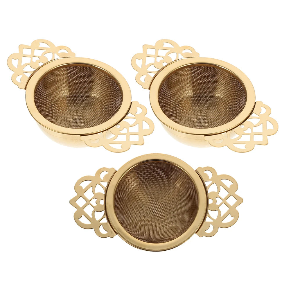 

3 Pcs Tea Bag Strainer Strainer 304 Stainless Steel Large Capacity Fine Mesh Infuser For Teapot Easy Filter