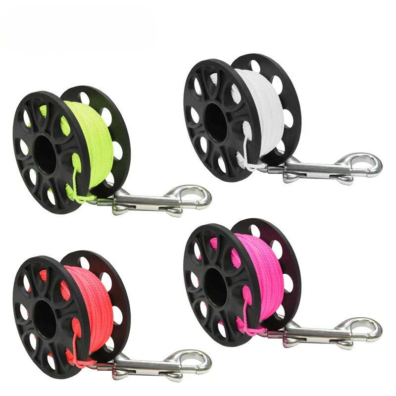 

Diving Side Hanging Back Flying SMB BCD Matching Buoy Pulling Thread Wheel POM Plastic 30m Including No Hook with Hook Option