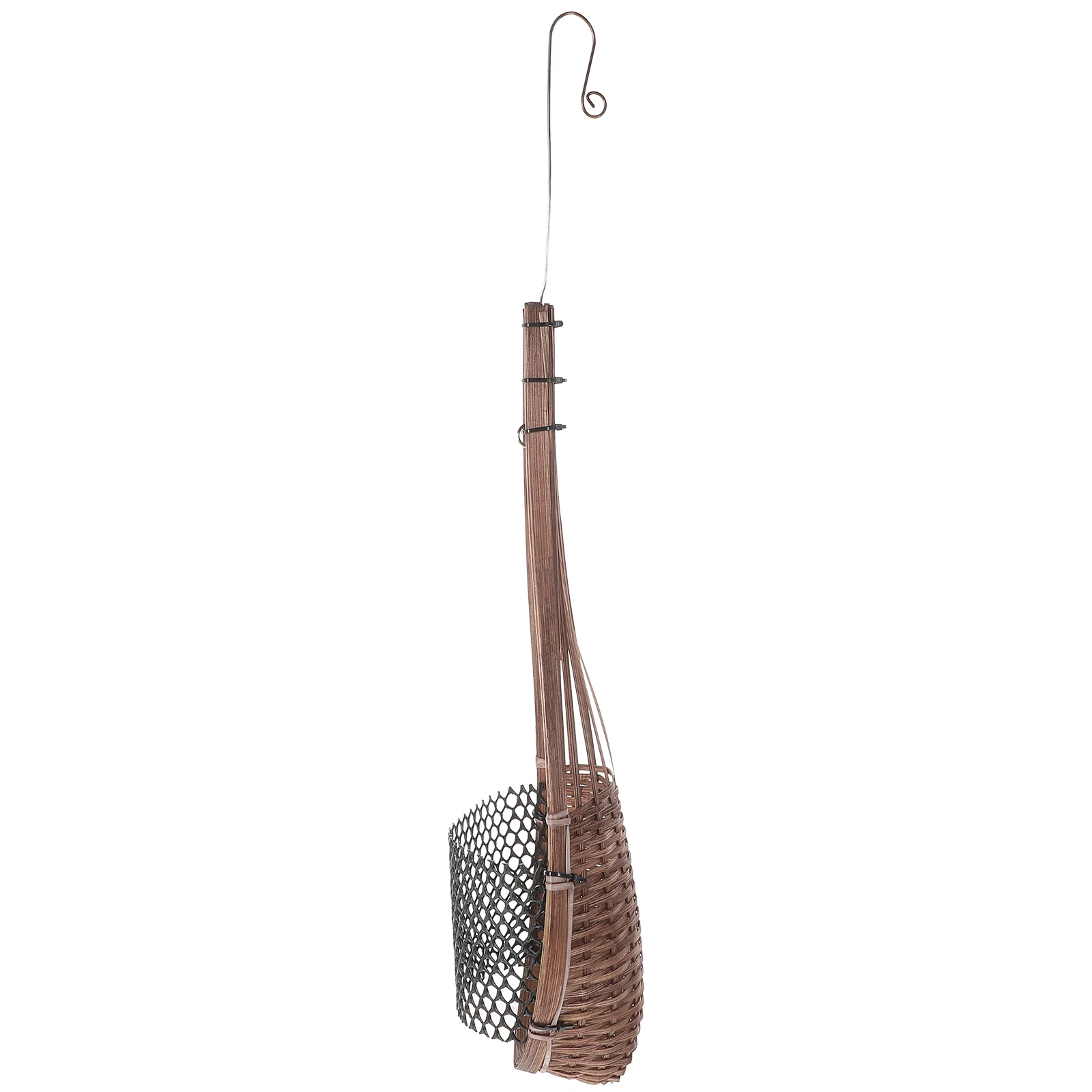 

Bamboo Hanging Basket Flower Pot Planter Woven for Plants Indoor Large Plant Pot Hanging Baskets Wall Planter Basket Decor