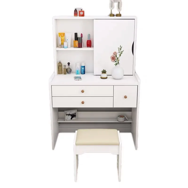 

Storage cabinet integrated bedroom dressing table small modern simple makeup table bedroom storage