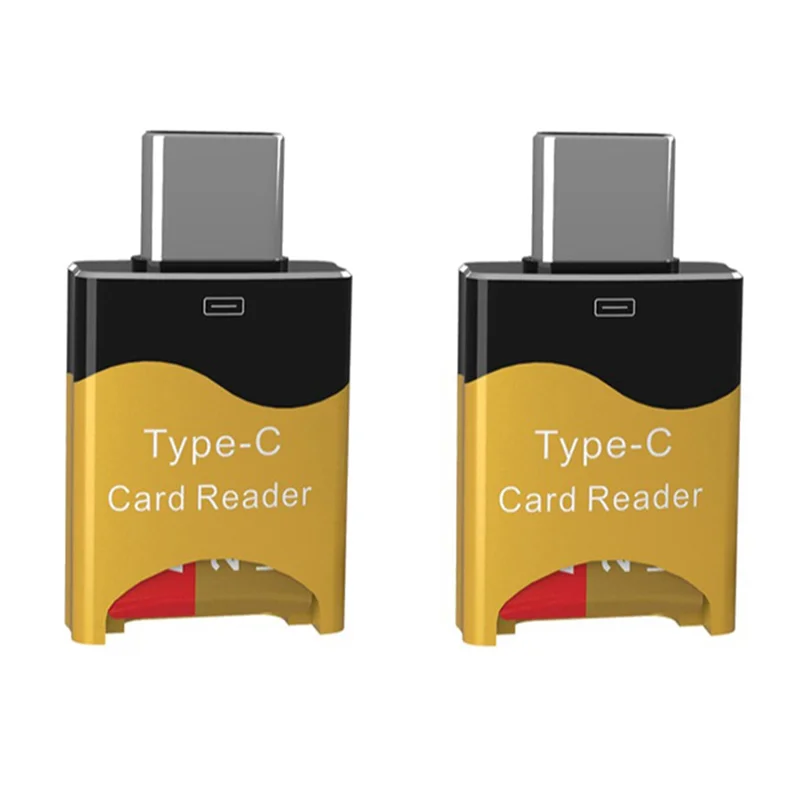 

-A95Z 2PCS Type C To Micro-SD TF Card Reader Adapter OTG Smart Memory Card Reader USB3.0 Flash Drive Adapter For Smartphone