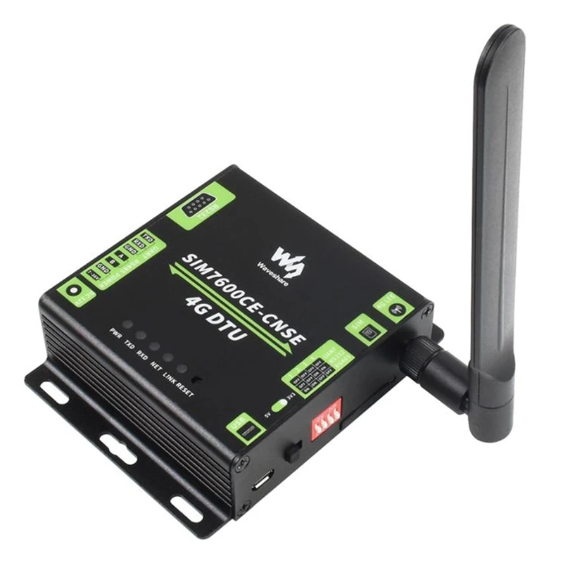 Waveshare SIM7600CE-CNSE เกรดอุตสาหกรรม4G DTU RS232/485 /ttl ถึง4G LTE สำหรับประเทศจีนปลั๊ก US ตะวันออกเฉียงใต้
