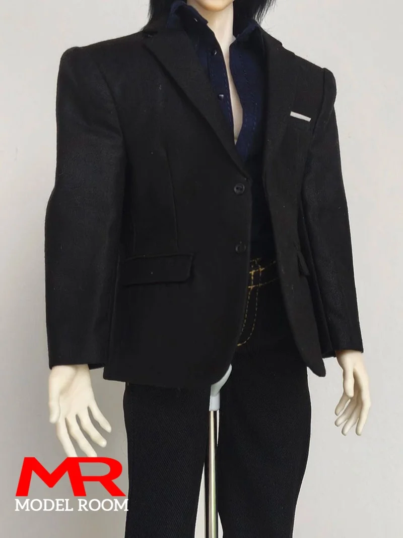 1/6 Scale Male Open Collar Shirt Leisure Shirt Suit Jacket Vest Clothes Model Fit 12 inch Standard Body Type Action Figure