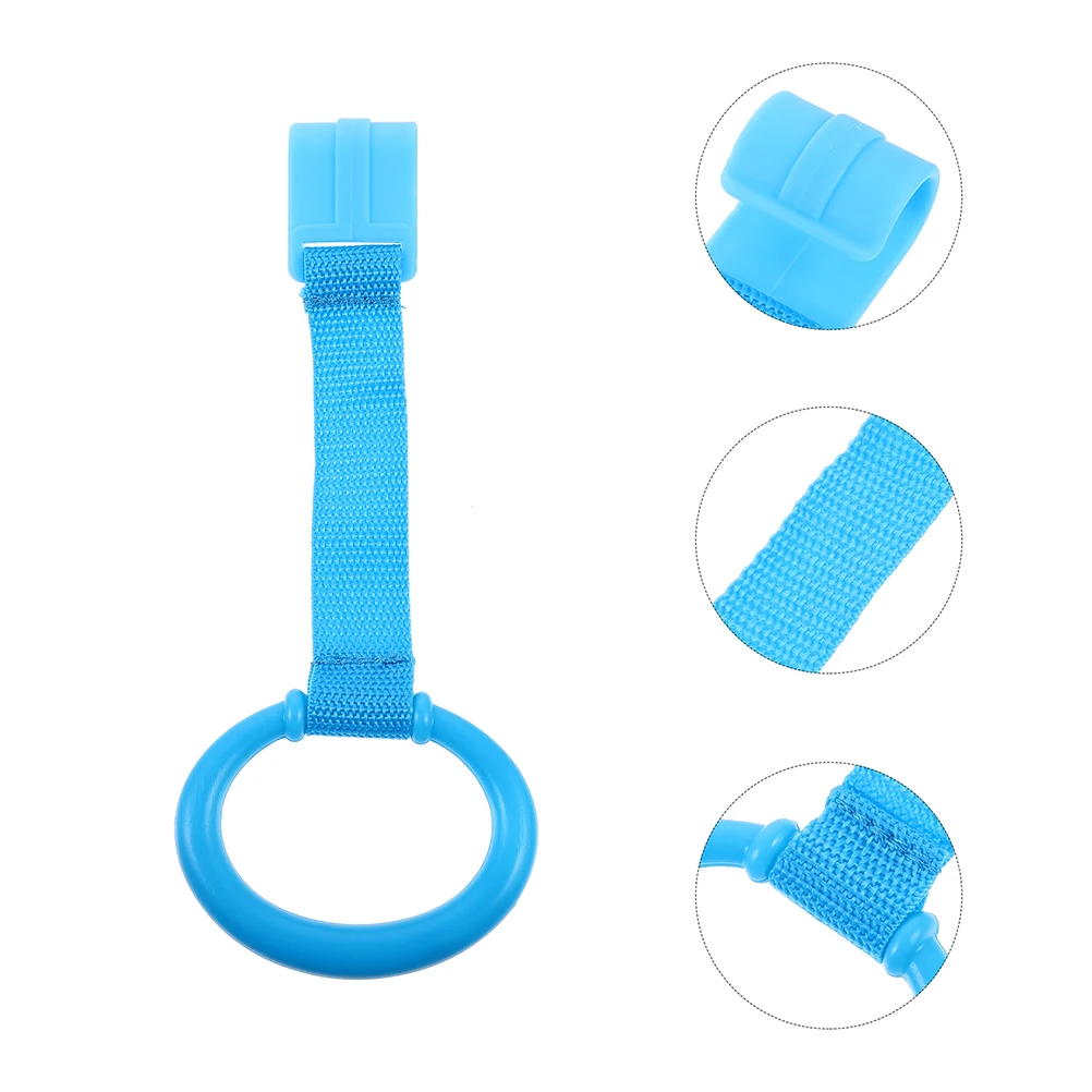 5-delige babybed wieg trekring accessoires staande hulp omhoog speelgoed verticale blauwe loopassistent ringen
