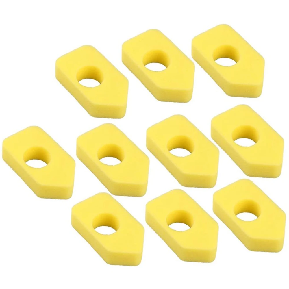 10Pcs Yellow Air Filters for Briggs Stratton 698369 Power Equipment Air Filters Lawn Mower Parts