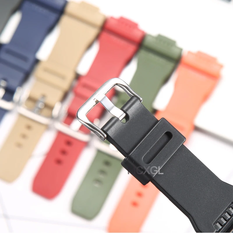 Resin Replacement Strap Suitable for Casio 10330771 GW-7900 GW-7900B G-7900 GR-7900 Watchband Men\'s Waterproof 16mm Accessories