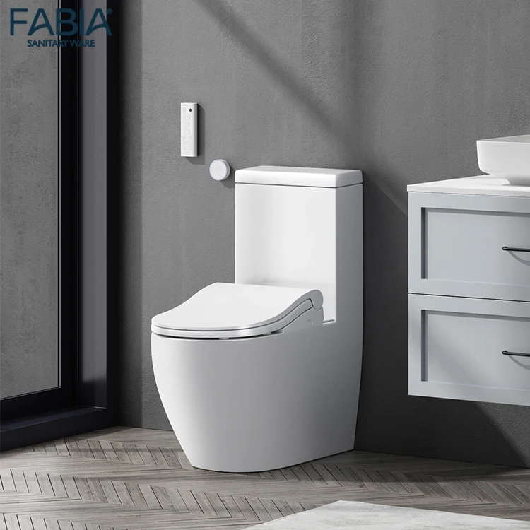 High Quality Apartment Intelligent Ceramic Floor Mounted Wc Toilet Closestool