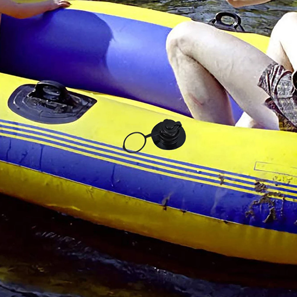 

4 pcs Tpu Air Valves Universal Fit For Inflatable Boats Rafts Canoe Pools Water Beds Spiral Boston Nozzle One-Way Plug