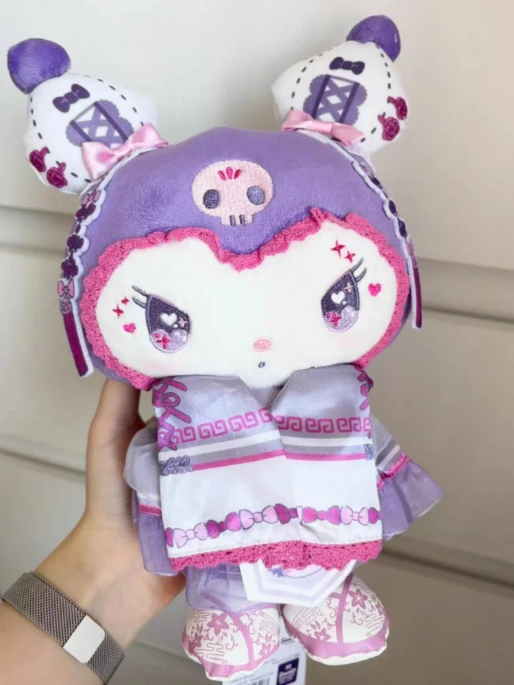 

Подлинная японская брендовая плюшевая игрушка Sanrio в стиле аниме, милая маленькая кукла-зомби Куроми, игрушка для девочки, подарок на праздник