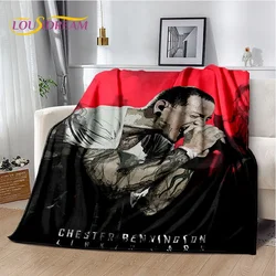 Retro Rock Band 3D L-Linkin Park Soft Flannel Blanket for Beds Bedroom Sofa Picnic,Throw Blanket for Cover Outdoors Leisure Gift