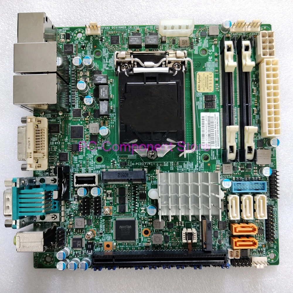 Server-Motherboard Single-Channel LGA1151 Q170 Mini-ITX Small Board X11SSV-Q