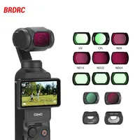 BRDRC Lens Filters Kit For DJI Osmo Pocket 3 Black Mist CPL ND 8/16/64/256 Star Professional Wide-angle Macro lens Accessories