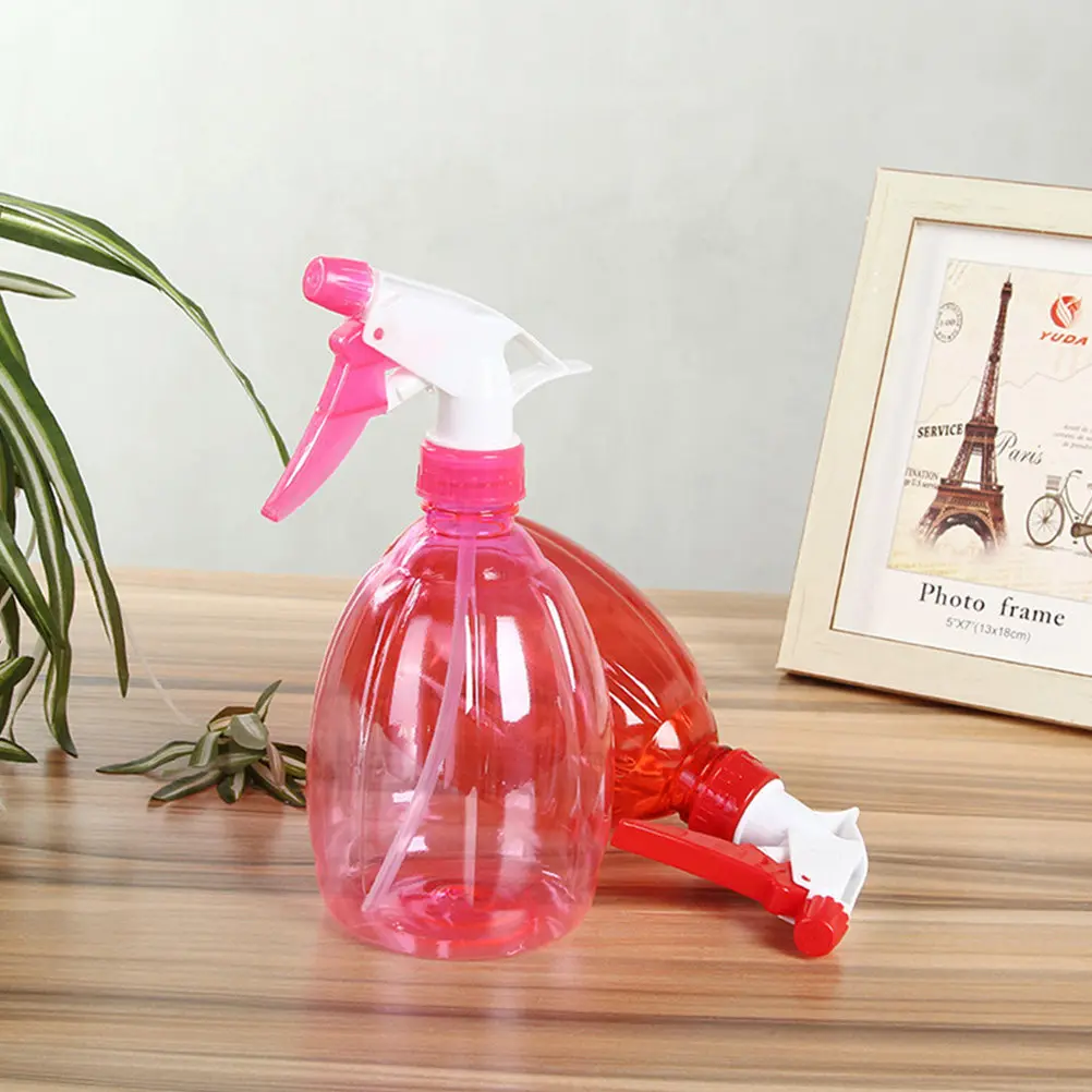 4Pcs Watering Can Squeeze Trigger Sprayer Ergonomic Lightweight Watering Flower Plant Tool for Home Garden Green Blue Yellow Red