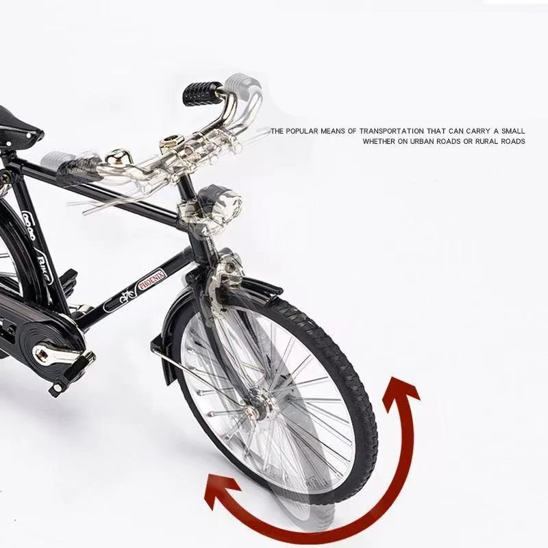 향수를 불러일으키는 복고풍 스타일 조립 DIY 자전거 28 자전거 합금 자전거 모델 장난감 DIY 모델 장식품 장난감