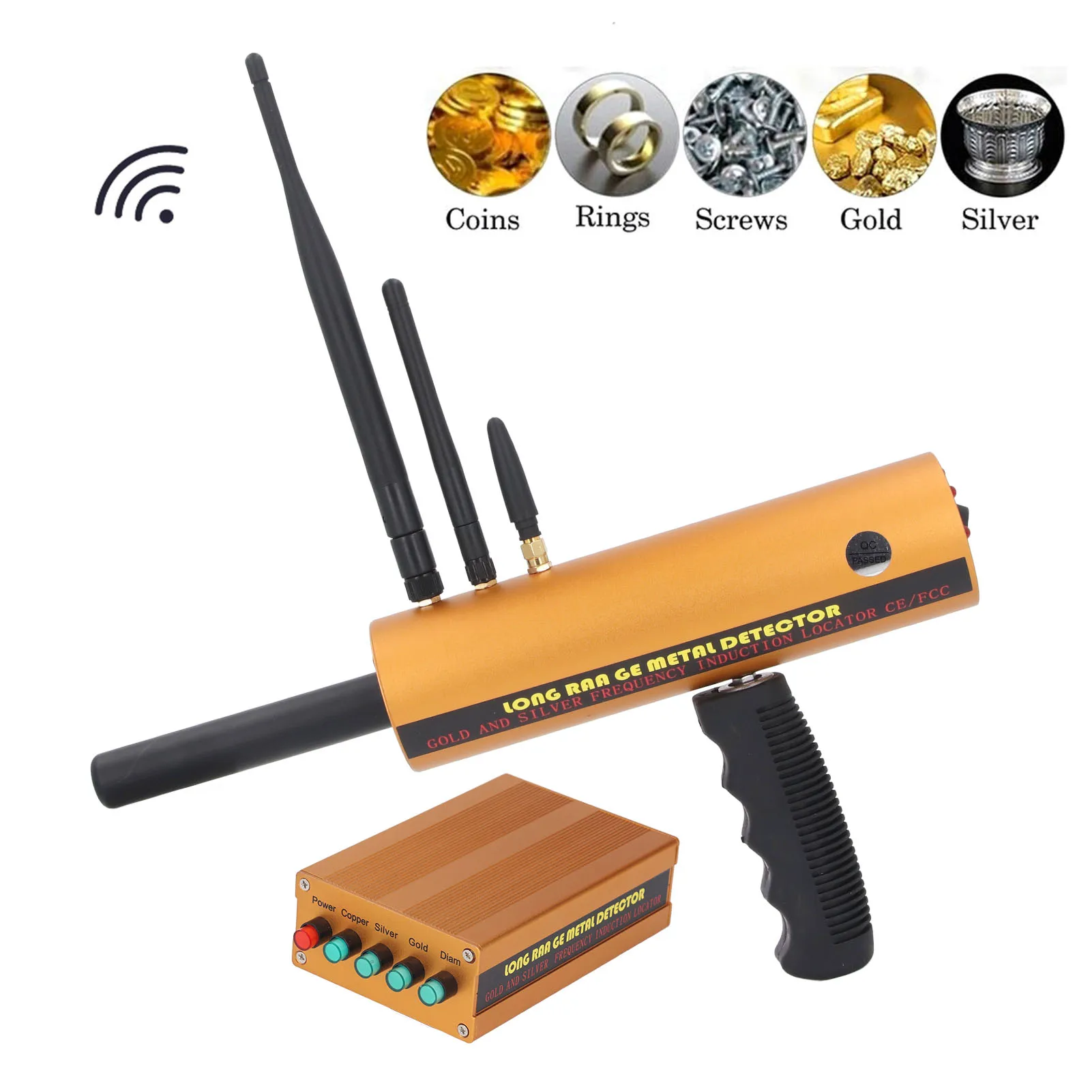 

Metal Detector High Accuracy 1000m Range 20m Depth 3 Antenna Metal Scanner Finder for Gold Silver Copper Treasure Finder