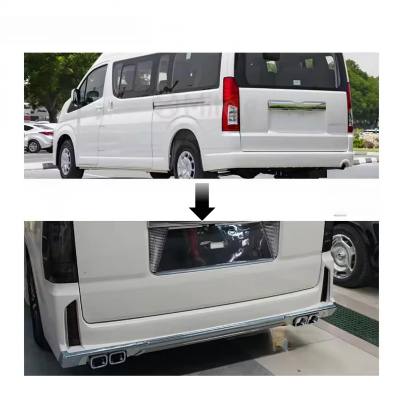 

Granace Super Premium Hiace 2019-2022 Обновление Bodykit Новый val 2025 Alphard 40 Style Передние и задние бамперы Решетка