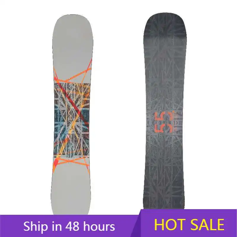 

POWER LEAP OEM Factory Price Freestyle Snowboard with Light Poplar Wood Core and Extruded PE Base for All Seasons