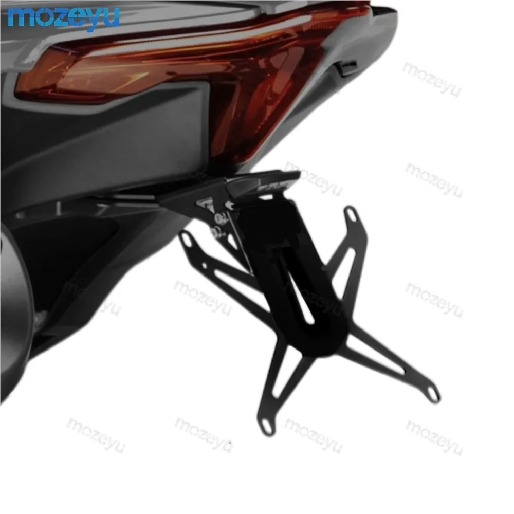 

Motorcycle Adjustable License Plate Relocation Bracket For Yamaha T-MAX 560 TMAX Tech MAX 2022-2025 Fender Eliminator TMAX560