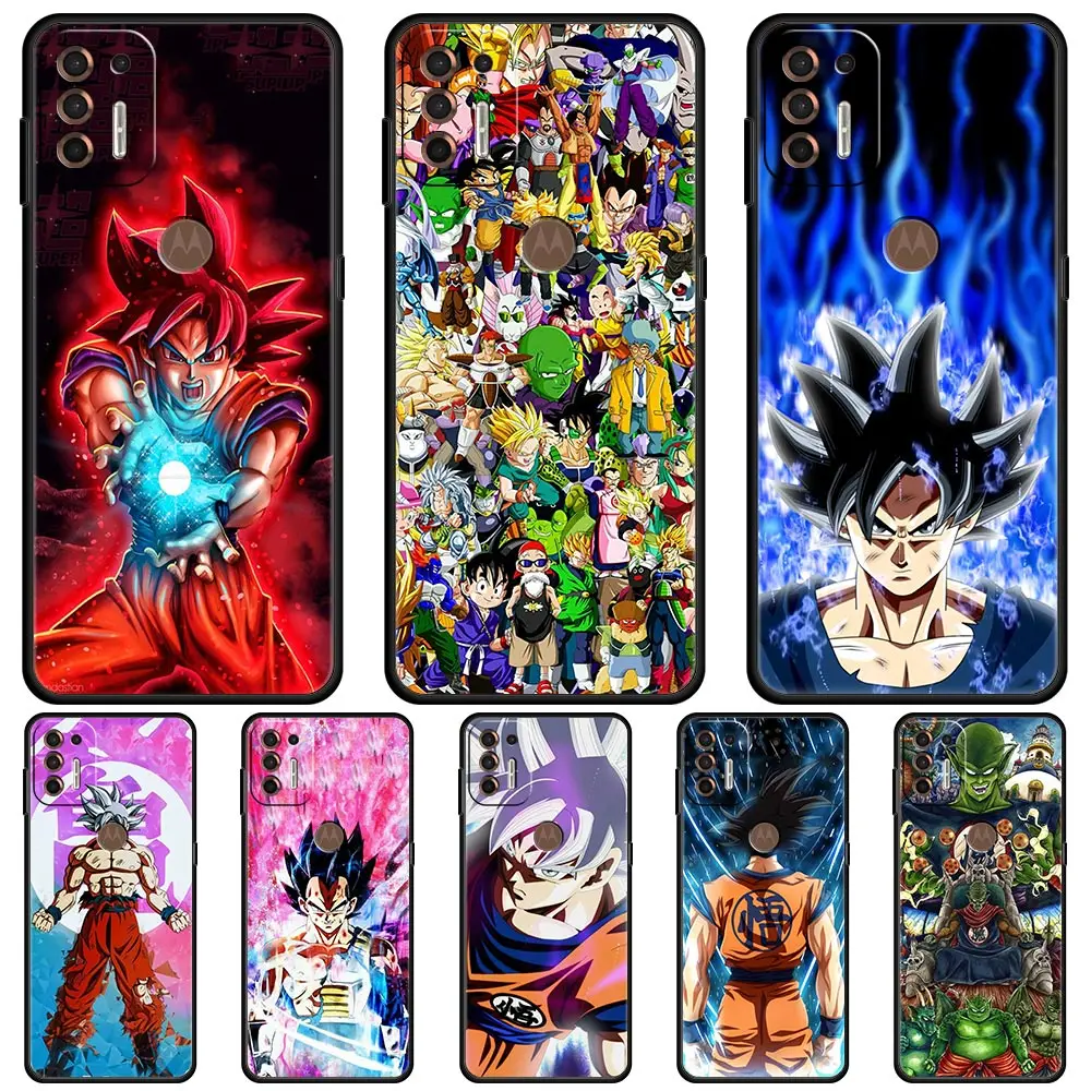 Dragons-Balls-Cartoon Phone Case for Motorola Moto G30 G51 G60 G71 G22 G32 G52 G72 G53 G73 Edge 20 30 40 Pro Cover Coque