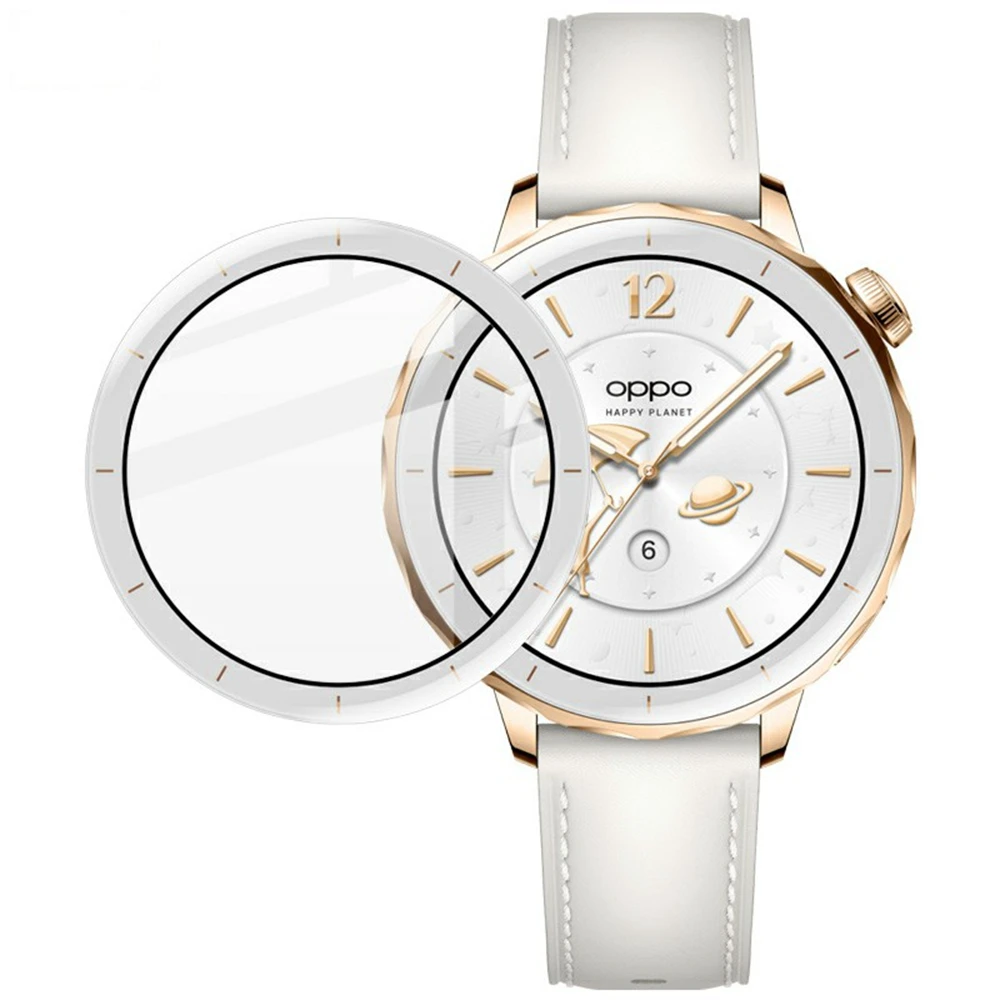 

Для Oppo Watch X2 Mini Защитная пленка для экрана против царапин PMMA Защитная пленка для часов (белый край)