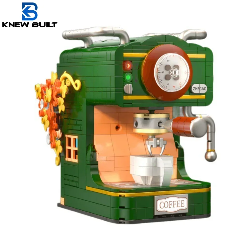 

Knew Built Coffee Maker Model Building Blocks Toys Diverse Coffee Machine Designs Kids Pretend Play, Collectibles and Decorative