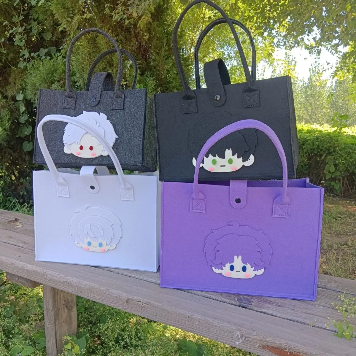 

Anime Love and Deepspace Zayne Sylus Xavier Rafayel Cosplay Cartoon Cute Tote Large Capacity Handbag Accessories Birthday Gift