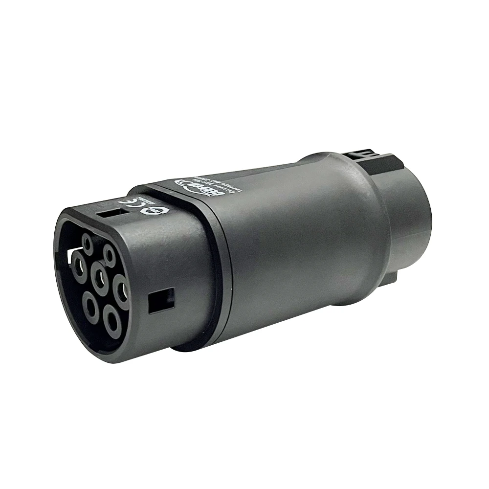 Ev Products Car Charger Connector Type1 to Type2 EV Charger Adapter 32A Ac