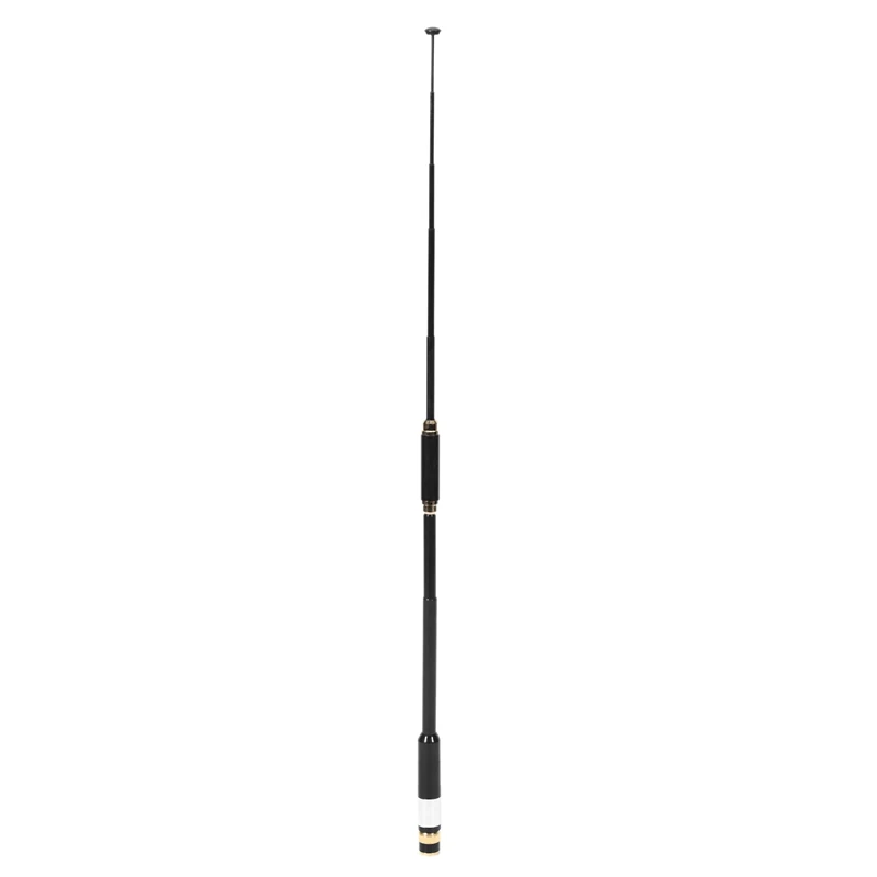 AL800 UHF VHF Telescopic BNC Antenna High Quality For Kenwood Portable Two Way Radio TK-208 TK-308 For Icom Walkie Talkie IC-V85